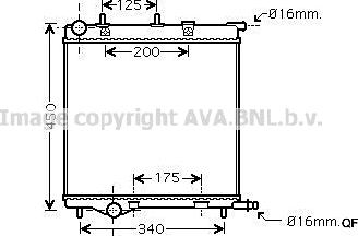 Prasco PE2293 - Radiator, mühərrikin soyudulması furqanavto.az