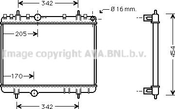 Prasco PE2265 - Radiator, mühərrikin soyudulması furqanavto.az