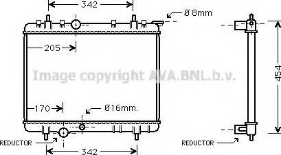 Prasco PE2219 - Radiator, mühərrikin soyudulması furqanavto.az