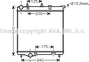 Prasco PE2288 - Radiator, mühərrikin soyudulması furqanavto.az