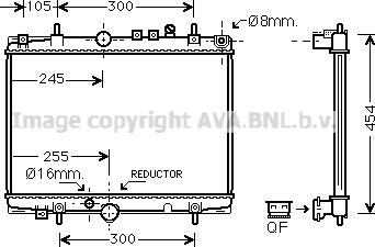 Prasco PE2235 - Radiator, mühərrikin soyudulması furqanavto.az