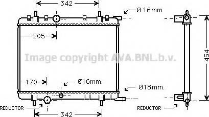 Prasco PE2238 - Radiator, mühərrikin soyudulması furqanavto.az