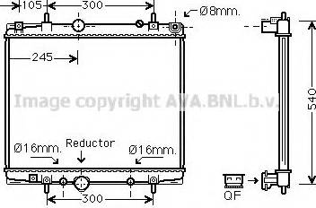 Prasco PE2275 - Radiator, mühərrikin soyudulması furqanavto.az