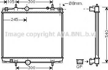 Prasco PE2277 - Radiator, mühərrikin soyudulması furqanavto.az