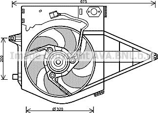 Prasco PE7546 - Fen, radiator furqanavto.az