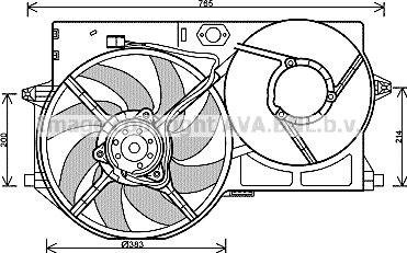 Prasco PE7540 - Fen, radiator furqanavto.az