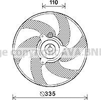 Prasco PE7551 - Fen, radiator furqanavto.az