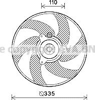 Prasco PE7552 - Fen, radiator furqanavto.az