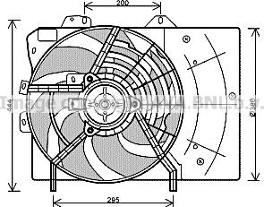 Prasco PE7539 - Fen, radiator furqanavto.az