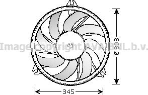 Prasco PE7528 - Fen, radiator furqanavto.az