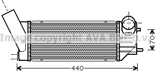 Prasco PEA4279 - Intercooler, şarj cihazı furqanavto.az