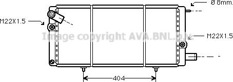 Prasco PEA2085 - Radiator, mühərrikin soyudulması furqanavto.az