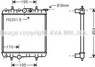 Prasco PEA2188 - Radiator, mühərrikin soyudulması furqanavto.az