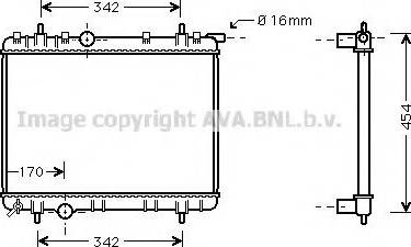 Prasco PEA2245 - Radiator, mühərrikin soyudulması furqanavto.az