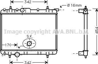 Prasco PEA2247 - Radiator, mühərrikin soyudulması furqanavto.az