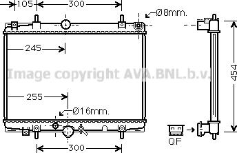 Prasco PEA2213 - Radiator, mühərrikin soyudulması furqanavto.az