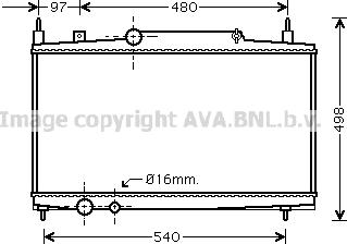 Prasco PEA2230 - Radiator, mühərrikin soyudulması furqanavto.az