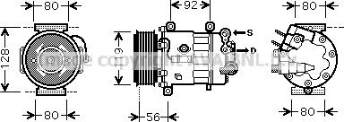 Prasco PEK320 - Kompressor, kondisioner furqanavto.az