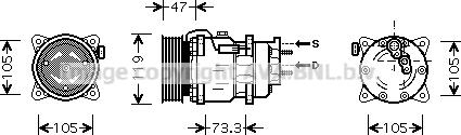 Prasco PEK242 - Kompressor, kondisioner furqanavto.az
