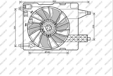 Prasco RN032F001 - Fen, radiator furqanavto.az