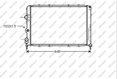 Prasco RN026R004 - Radiator, mühərrikin soyudulması furqanavto.az