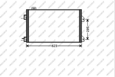 Prasco RN322C003 - Kondenser, kondisioner furqanavto.az