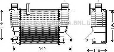 Prasco RT4338 - Intercooler, şarj cihazı furqanavto.az