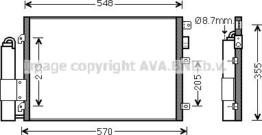 Prasco RT5376D - Kondenser, kondisioner furqanavto.az