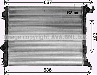 Prasco RT2645 - Radiator, mühərrikin soyudulması furqanavto.az