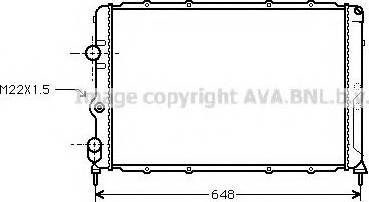 Prasco RT2199 - Radiator, mühərrikin soyudulması furqanavto.az