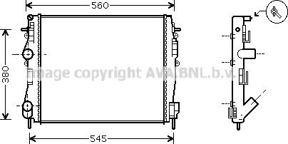 Prasco RT2309 - Radiator, mühərrikin soyudulması furqanavto.az