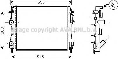 Prasco RT2325 - Radiator, mühərrikin soyudulması furqanavto.az