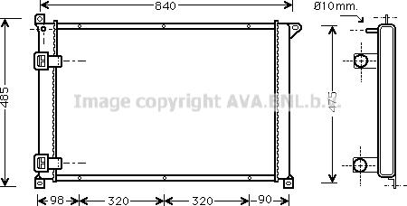 Prasco RT2265 - Radiator, mühərrikin soyudulması furqanavto.az