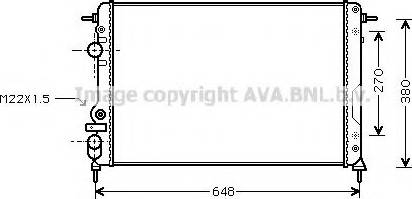 Prasco RT2266 - Radiator, mühərrikin soyudulması furqanavto.az