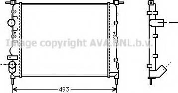 Prasco RT2218 - Radiator, mühərrikin soyudulması furqanavto.az