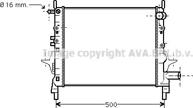 Prasco RT2217 - Radiator, mühərrikin soyudulması furqanavto.az