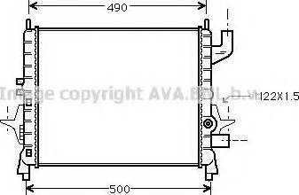 Prasco RT2238 - Radiator, mühərrikin soyudulması furqanavto.az