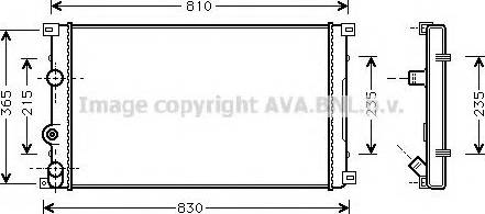 Prasco RT2276 - Radiator, mühərrikin soyudulması furqanavto.az