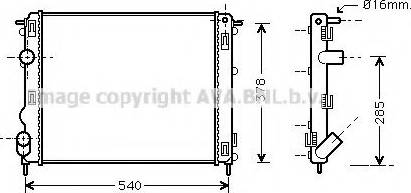 Prasco RT2272 - Radiator, mühərrikin soyudulması furqanavto.az