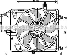 Prasco RT7544 - Fen, radiator furqanavto.az