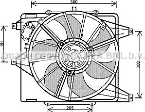 Prasco RT7541 - Fen, radiator furqanavto.az