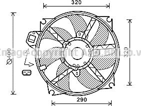 Prasco RT7563 - Fen, radiator furqanavto.az