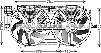 Prasco RT7530 - Fen, radiator furqanavto.az