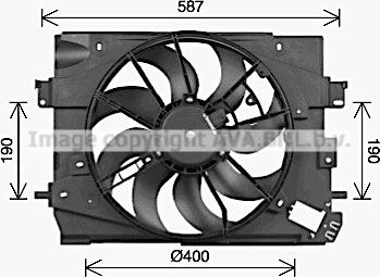 Prasco RT7662 - Fen, radiator furqanavto.az