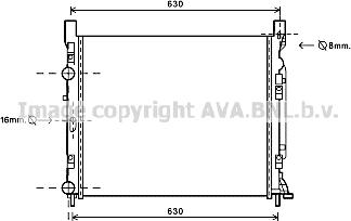 Prasco RTA2470 - Radiator, mühərrikin soyudulması furqanavto.az