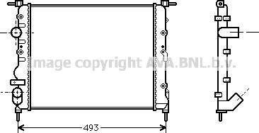 Prasco RTA2218 - Radiator, mühərrikin soyudulması furqanavto.az