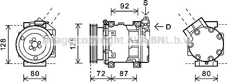 Prasco RTK479 - Kompressor, kondisioner furqanavto.az