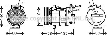 Prasco RTK389 - Kompressor, kondisioner furqanavto.az