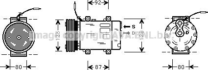 Prasco RTK243 - Kompressor, kondisioner furqanavto.az