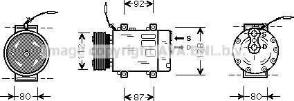 Prasco RTK286 - Kompressor, kondisioner furqanavto.az